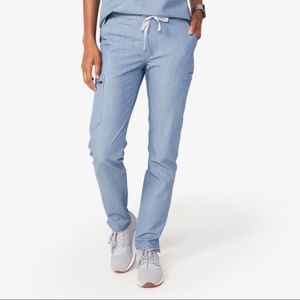 FIGS Discontinued Heather Indigo Skinny Scrub Pant